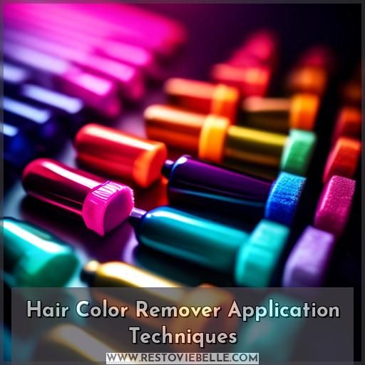 Hair Color Remover Application Techniques