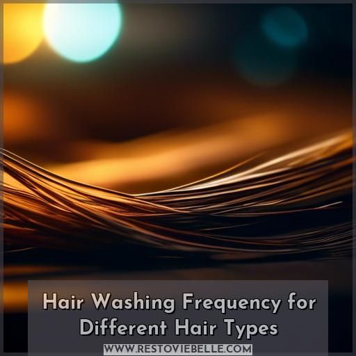 Hair Washing Frequency for Different Hair Types