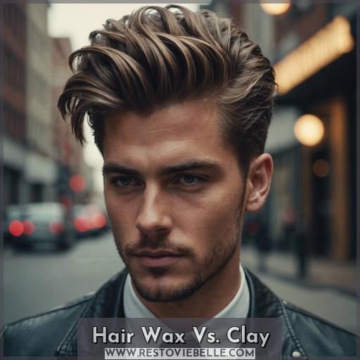 Hair Wax Vs. Clay