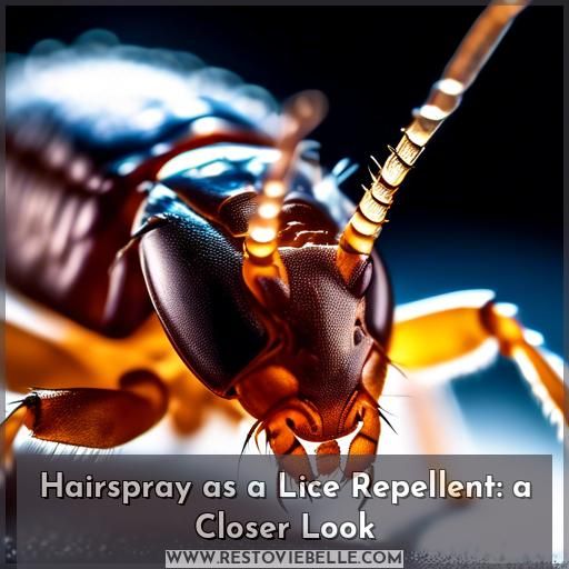 Hairspray as a Lice Repellent: a Closer Look