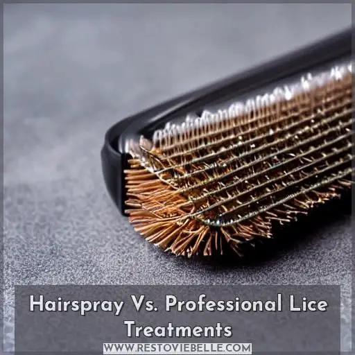 Hairspray Vs. Professional Lice Treatments