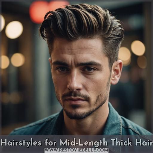 Hairstyles for Mid-Length Thick Hair