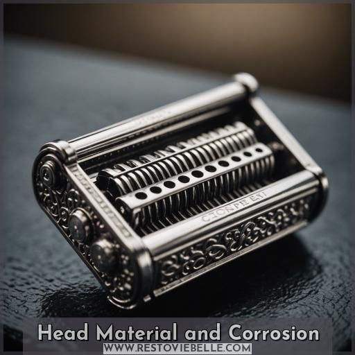 Head Material and Corrosion
