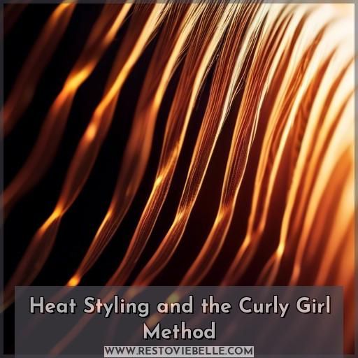 Heat Styling and the Curly Girl Method
