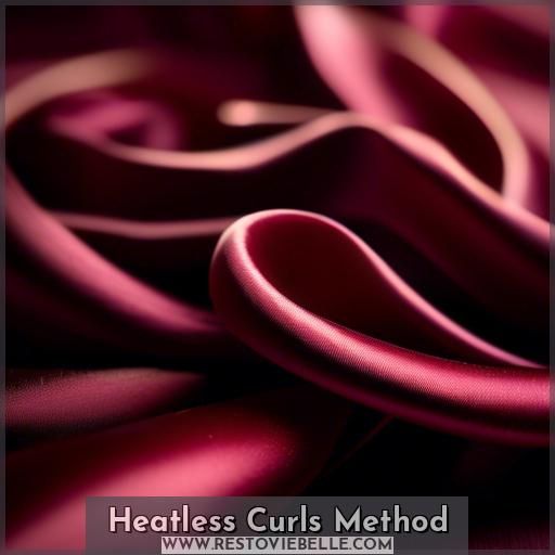 Heatless Curls Method
