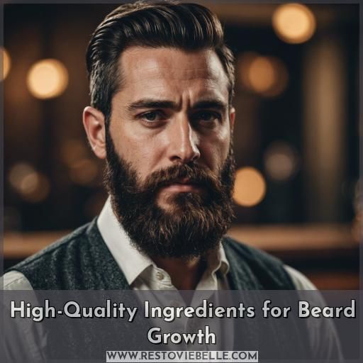 High-Quality Ingredients for Beard Growth
