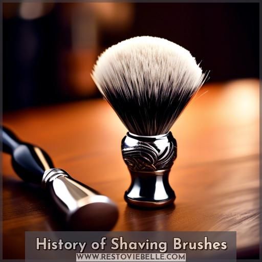 History of Shaving Brushes