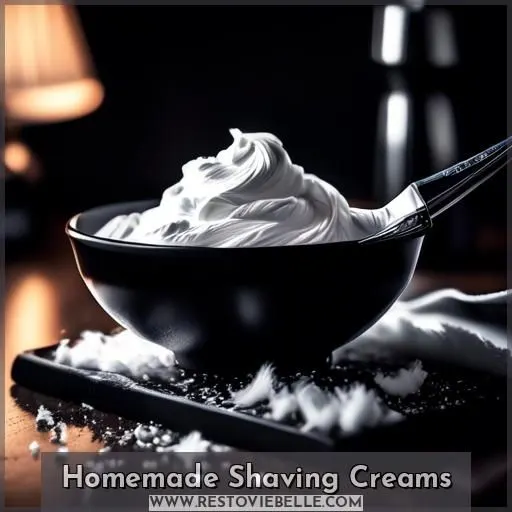 Homemade Shaving Creams