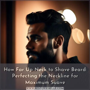 how far up neck to shave beard