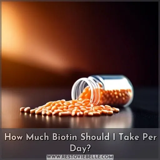 How Much Biotin Should I Take Per Day
