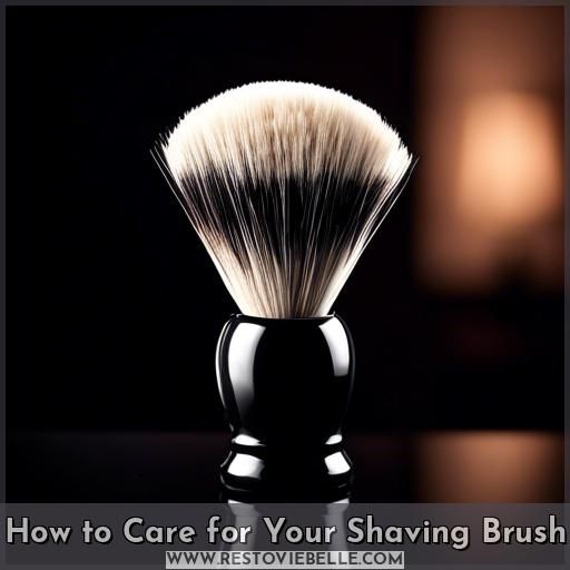 How to Care for Your Shaving Brush