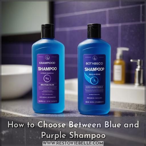 How to Choose Between Blue and Purple Shampoo