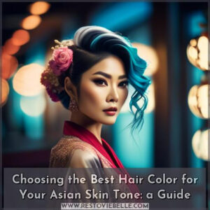 how to choose hair color for asian skin tone