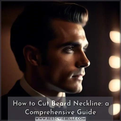 how to cut beard neckline