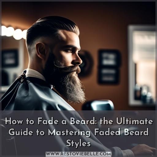 how to fade a beard