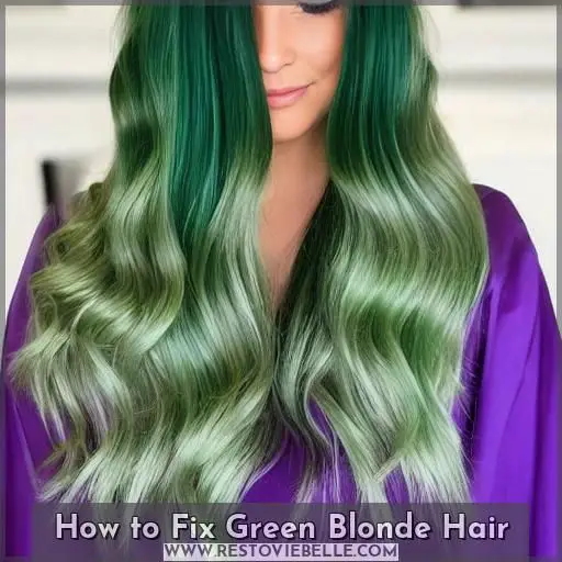 How to Fix Green Blonde Hair