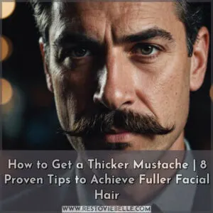how to get a thicker mustache
