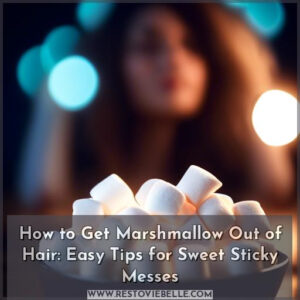 how to get marshmallow out of hair