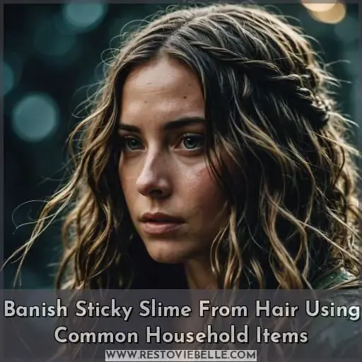 how to get slime out of hair