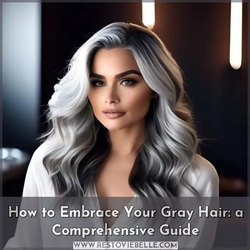 how to go gray with dark hair