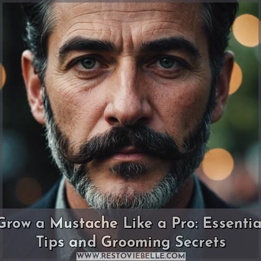 how to grow a mustache