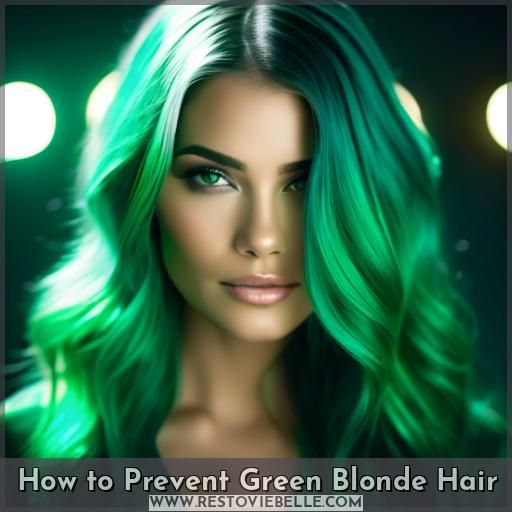How to Prevent Green Blonde Hair