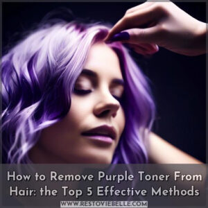 how to remove purple toner from hair