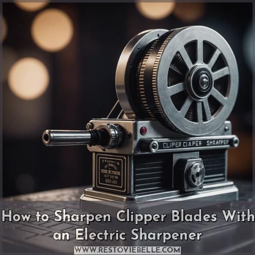 How to Sharpen Clipper Blades With an Electric Sharpener