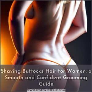 how to shave buttocks hair as a woman