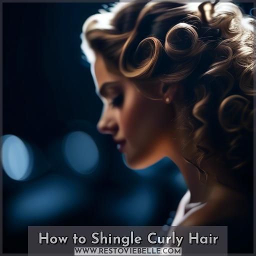 How to Shingle Curly Hair