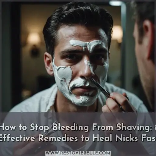 how to stop bleeding from shaving