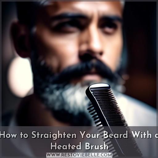 How to Straighten Your Beard With a Heated Brush