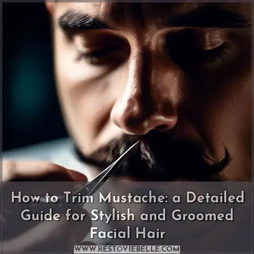 how to trim mustache