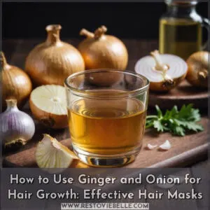 how to use ginger and onion for hair growth