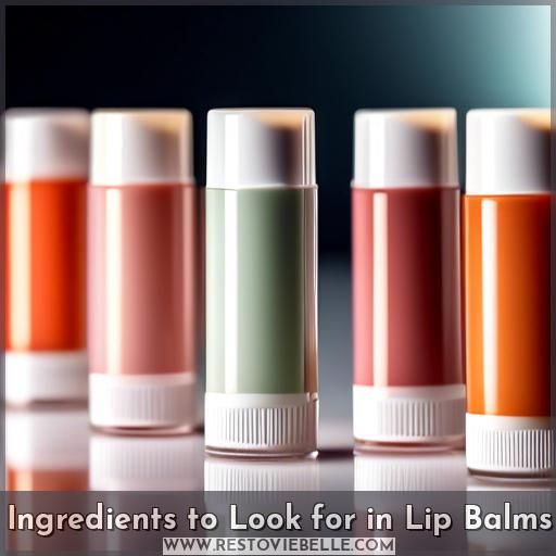 Ingredients to Look for in Lip Balms