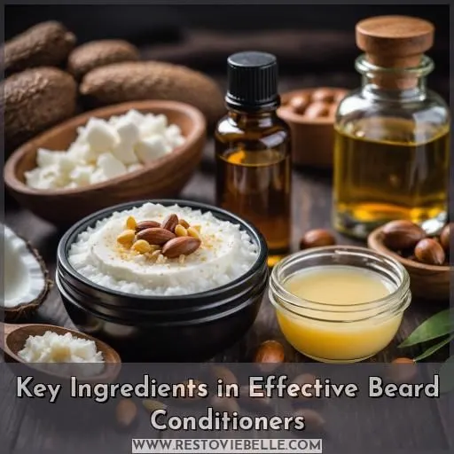 Key Ingredients in Effective Beard Conditioners
