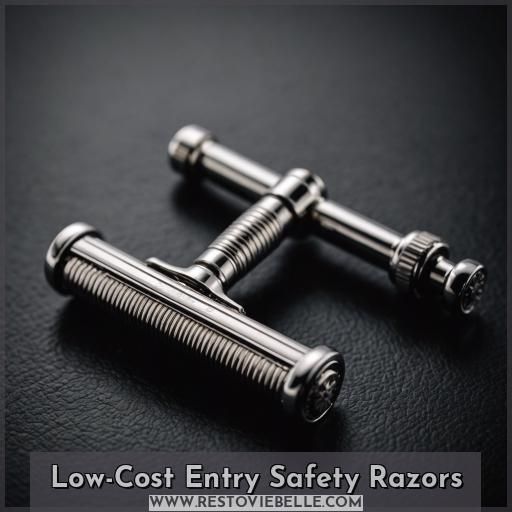 Low-Cost Entry Safety Razors