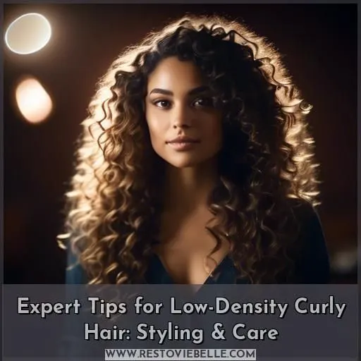 low density curly hair