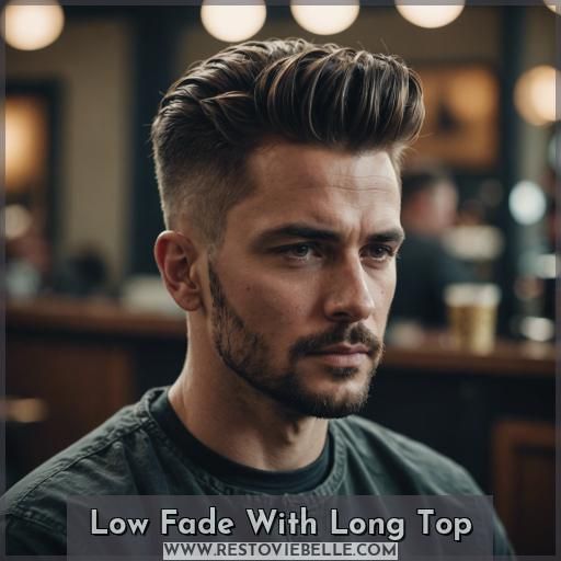 Low Fade With Long Top