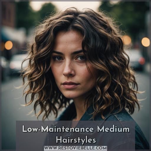 Low-Maintenance Medium Hairstyles