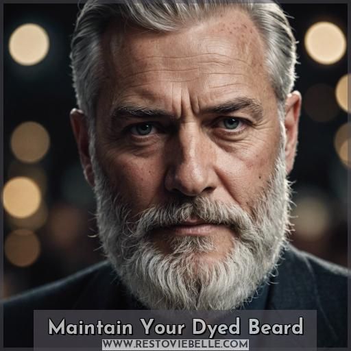 Maintain Your Dyed Beard