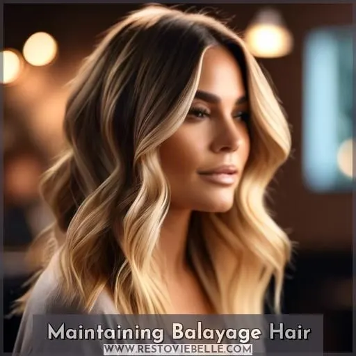 Maintaining Balayage Hair