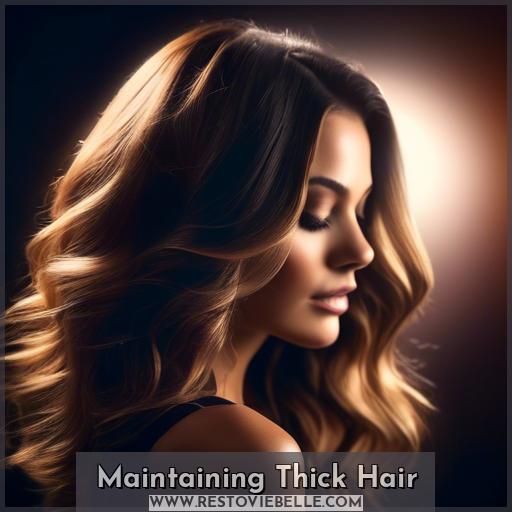 Maintaining Thick Hair