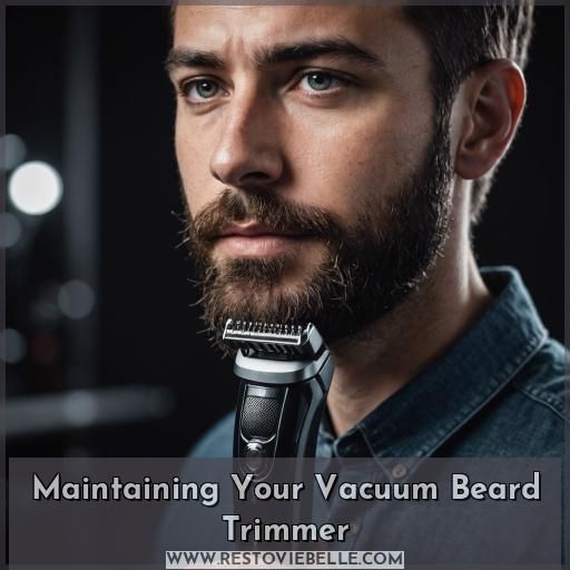 Maintaining Your Vacuum Beard Trimmer