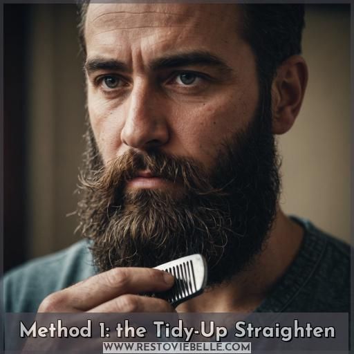 Method 1: the Tidy-Up Straighten