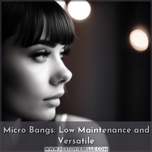 Micro Bangs: Low Maintenance and Versatile