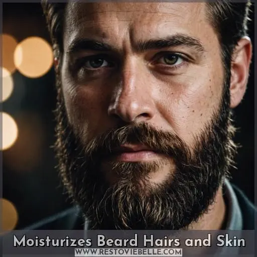 Moisturizes Beard Hairs and Skin