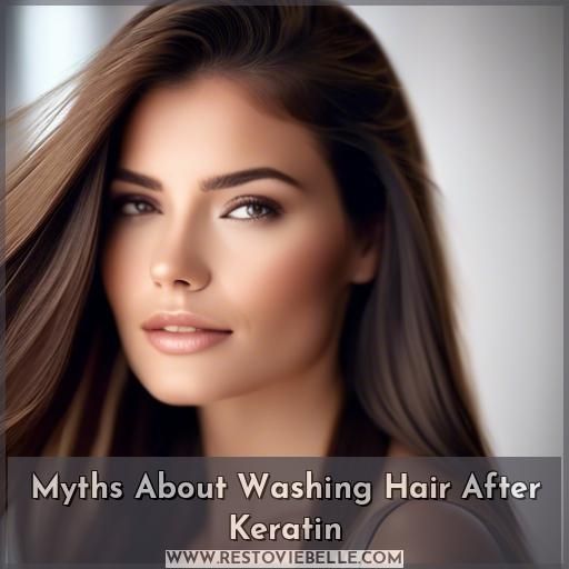 Myths About Washing Hair After Keratin
