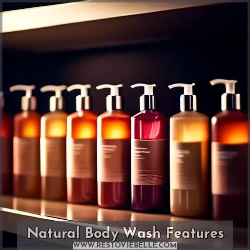 Natural Body Wash Features