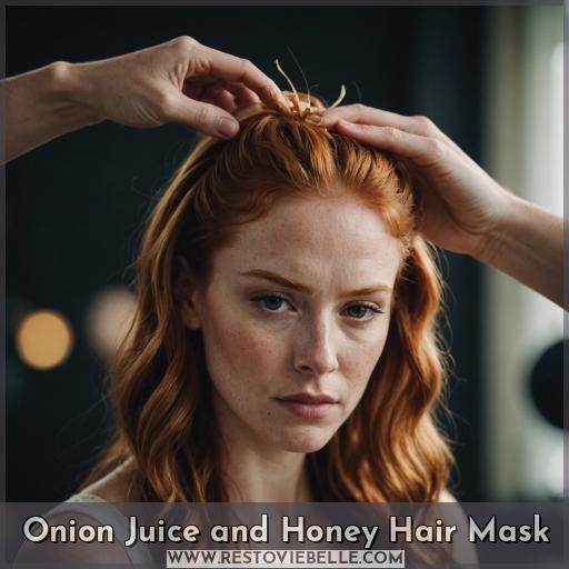 Onion Juice and Honey Hair Mask